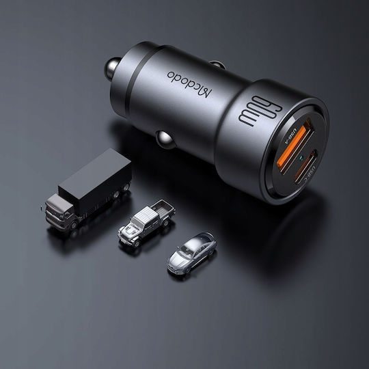Mcdodo Fast Car Charger Phone Laptop 2x Usb-c Usb-a 60w