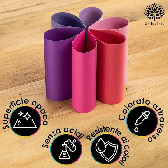 Carton Cu Buline A4 50 Foi Roze