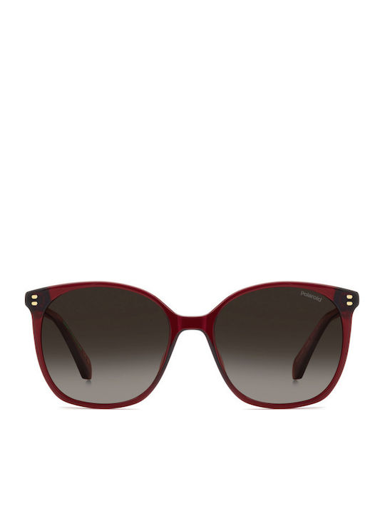 Polaroid Unisex Sunglasses with Red Frame
