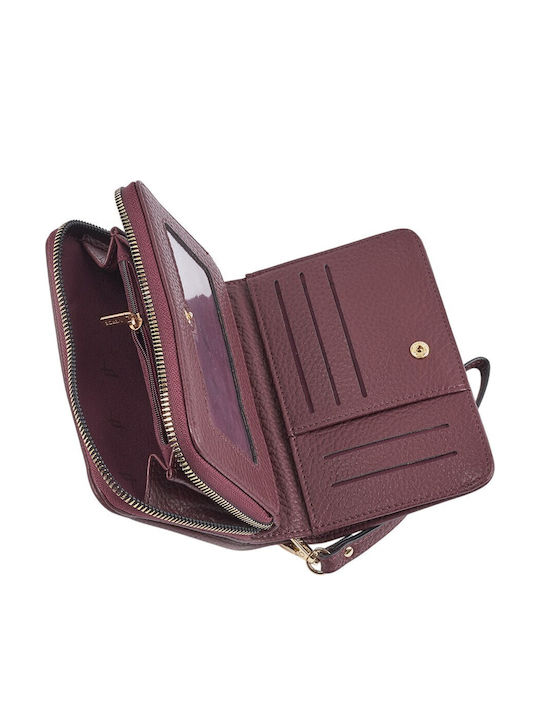 Damenbrieftasche Burgundisch
