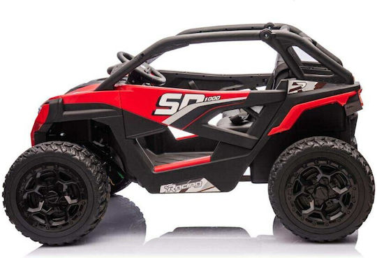 SP Racing Beast ATV Buggy Две места с дистанционно управление Лицензиран 24 волта Червен за 2+ Години