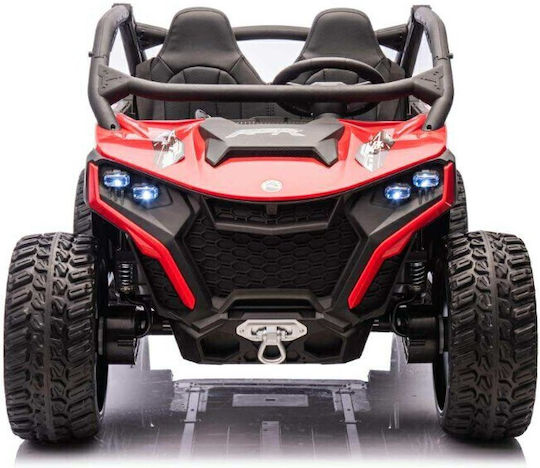 SP Racing Beast ATV Buggy Две места с дистанционно управление Лицензиран 24 волта Червен за 2+ Години