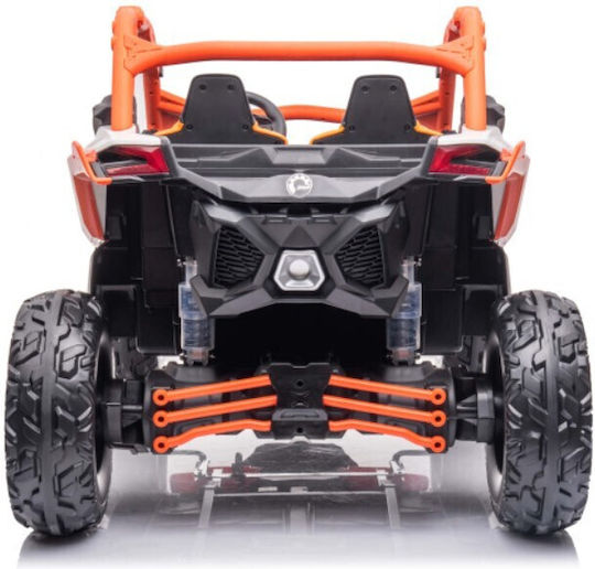 Can-Am Maverick X3 Kinderfahrzeug Doppelsitzer mit Fernbedienung Lizensiert 24 Volt Orange Für 3+ Jahre CA001-Orange