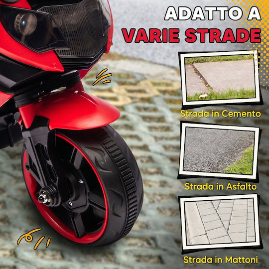 Kids Electric Motorbike 6 Volt Red for 1.5+ Years
