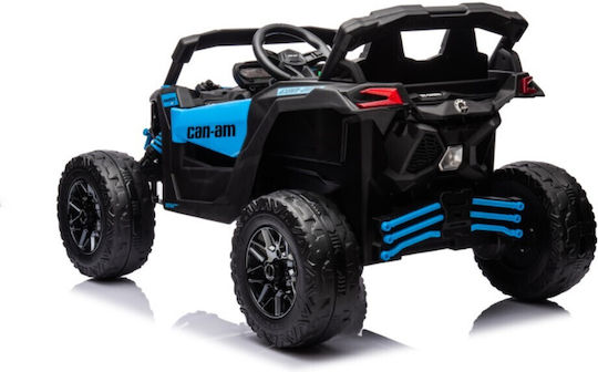 Can-Am Maverick 4x4 Buggy Две места с дистанционно управление Лицензиран 24 волта Син за 2+ Години