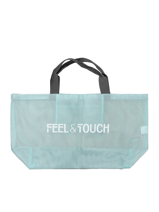 Feel & Touch Πλαστική Τσάντα Θαλάσσης Τιρκουάζ