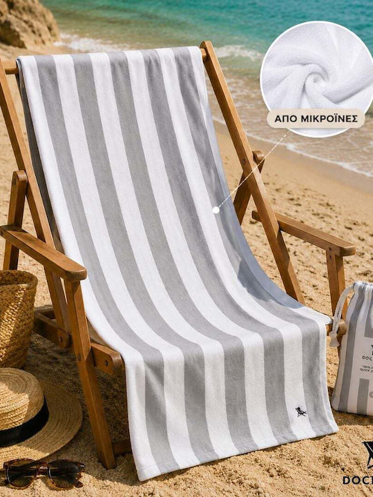 Dock & Bay Πετσετέ Τσάντα Θαλάσσης με Νεσεσέρ Γαλάζια
