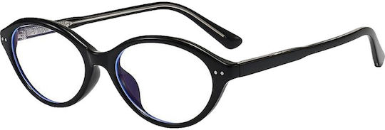 Dijon Premium Schwarz Blaulichtblockierende Brille