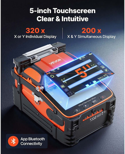 Vevor Vevor Optischer FIber Fusion Splicer Batterien mit Fall