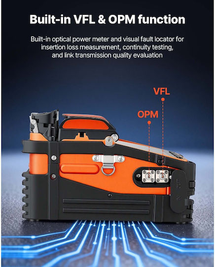 Vevor Vevor Optischer FIber Fusion Splicer Batterien mit Fall