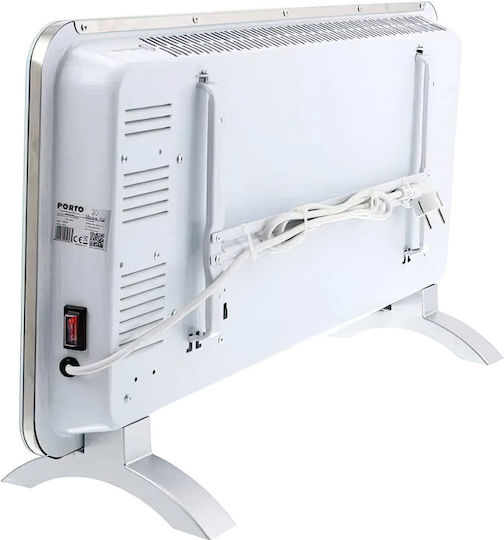 Mission Air Porto Конвектор Подов 2000W с Електронен Термостат и WiFi Бял