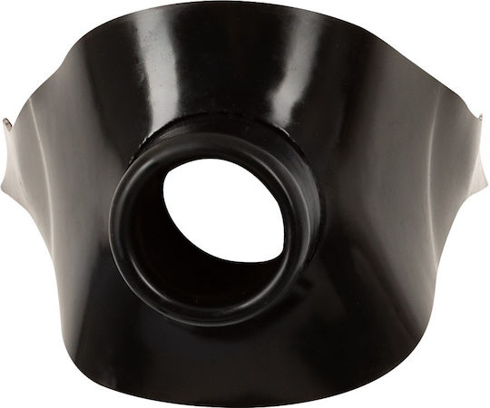 LateX Maulkorb in Schwarzes Farbe