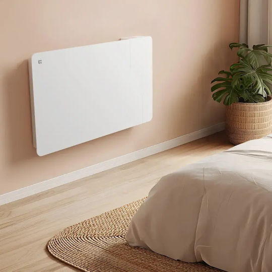 Ciarra Стенен конвектор 2000W с електронен термостат и WiFi 95x45cm Бял