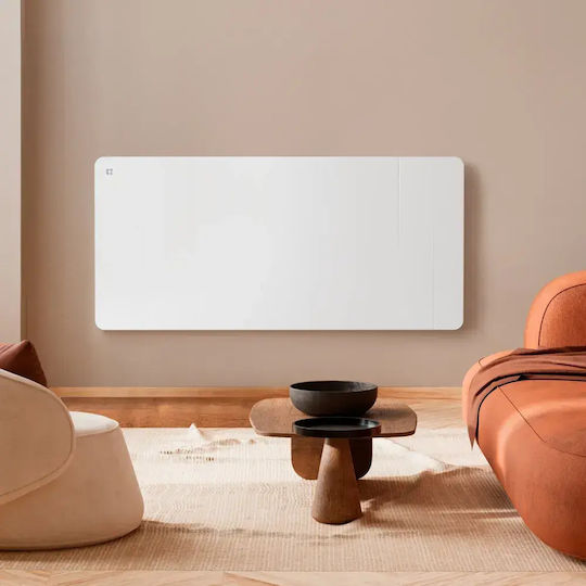 Ciarra Стенен конвектор 2000W с електронен термостат и WiFi 95x45cm Бял