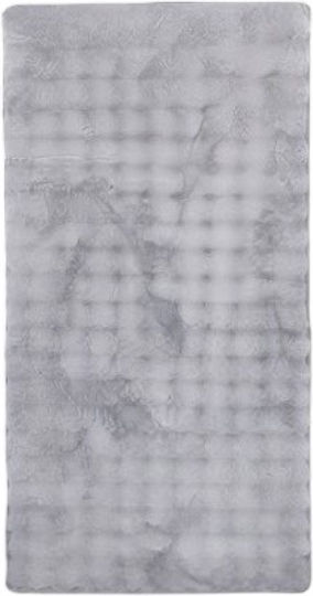 Правоъгълен Сив Килим 60x90см