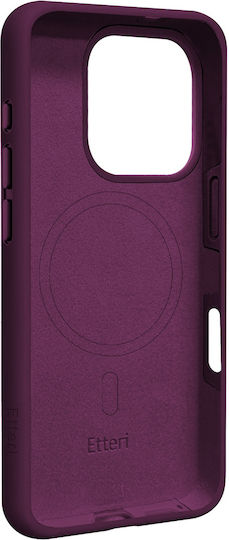 Etteri Husa Silicon Mag Pentru iPhone 16 Pro 6 3" Cireșe Întunecate