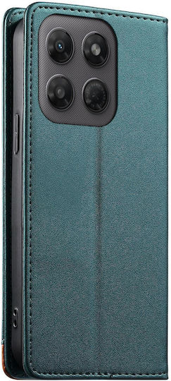 Motorola Edge 70 Fusion 5g Case Dierfeng Strong Magnetic Leather Wallet Green
