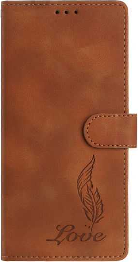 Love Mobile Phone Case Wallet Brown Apple iPhone 17 Pro/18 Pro