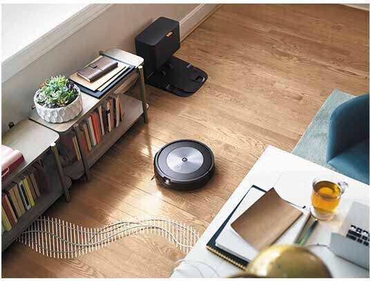 iRobot Roomba Combo J7+ Σκούπα Ρομπότ με Οπτική Χαρτογράφηση Μαύρη