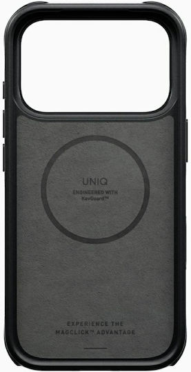 Uniq Keva Лилав Калъф за Мобилен Телефон iPhone 18 Pro iPhone 17 Pro Magclick Зареждане Черен