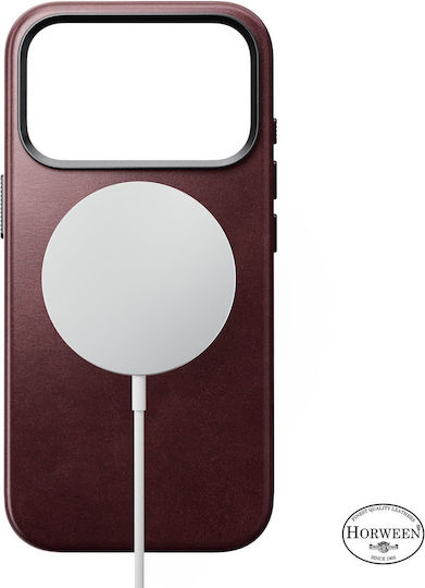 Nomad Traditional Leather Case Burgundy Horween Iphone 18 Pro/17 Pro 114769114j4j