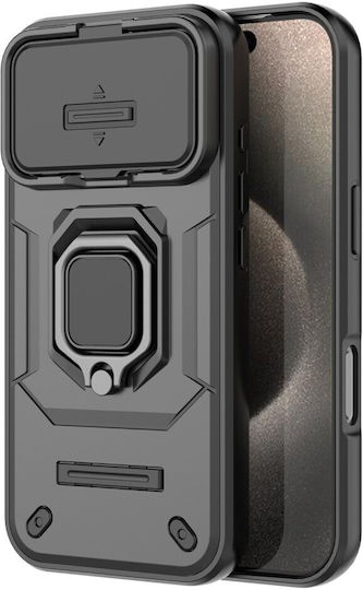 Camera Cover Hard Case Ring Black Apple iPhone 17 Pro/18 Pro