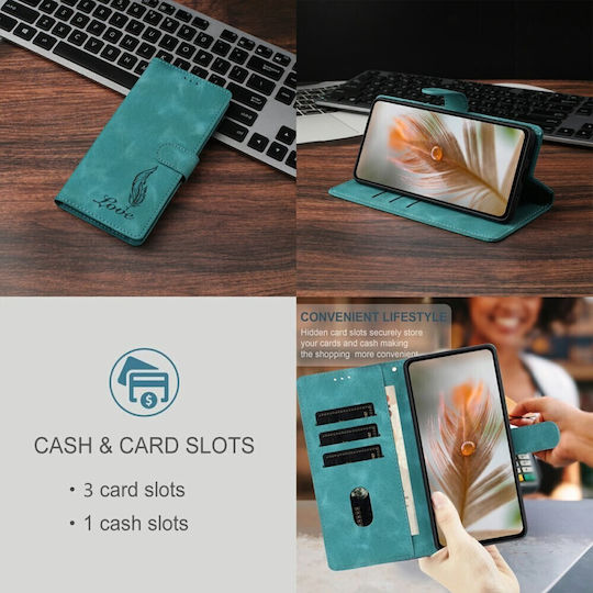 Love Wallet Case Mint Green Apple iPhone 17 Pro/18 Pro