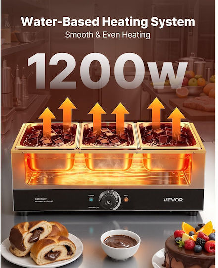 Vevor Electric Commercial Bain Marie 1.2kW