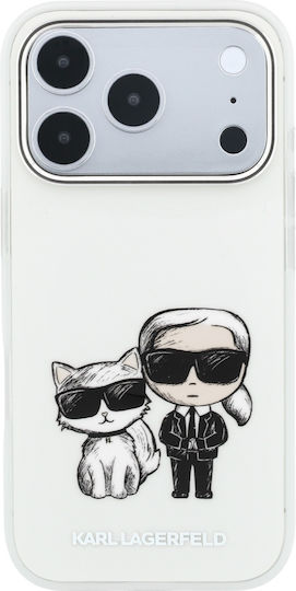 Karl Lagerfeld Etui Iml Karl&choupette Bodies Sketch Print Magsafe Do iPhone 18 Pro 17 Pro Бежов Klhmp18l6hkcide