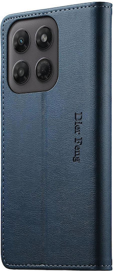 Motorola Edge 70 Fusion 5g Case Dierfeng Leather Wallet Blue