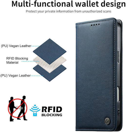 Motorola Edge 70 Fusion 5g Case Dierfeng Leather Wallet Blue