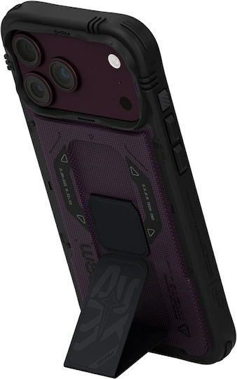 Case Skinarma Phantom Magsafe + Grip Stand Iphone 18 Pro 17 Pro Burgundy