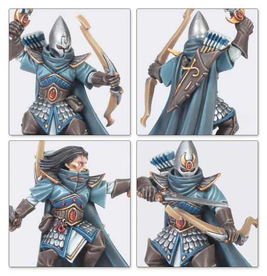 Warhammer Lumea Veche Regatele Elfilor Înalți Battle March Armată 23 Miniaturi