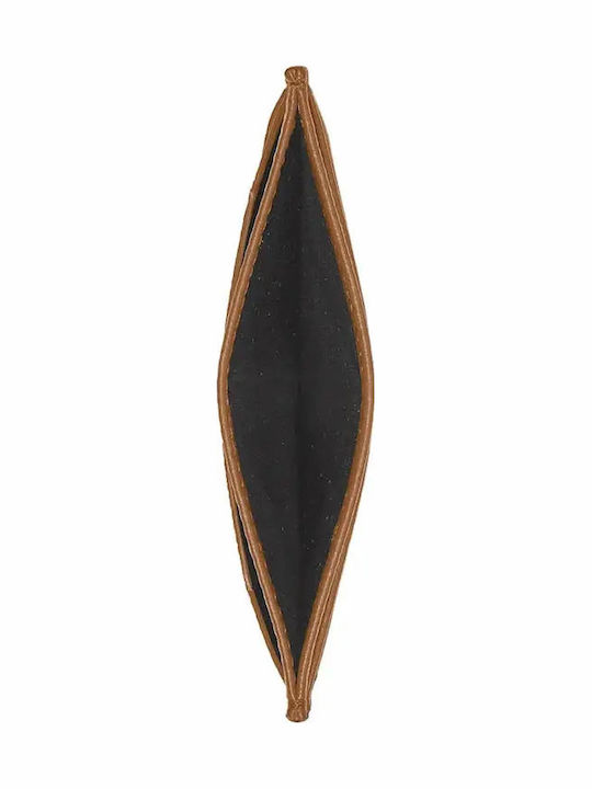 Leather Men's Card Wallet Brown
