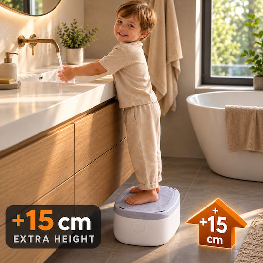 Toaletă cu capac Albă până la 40kg
