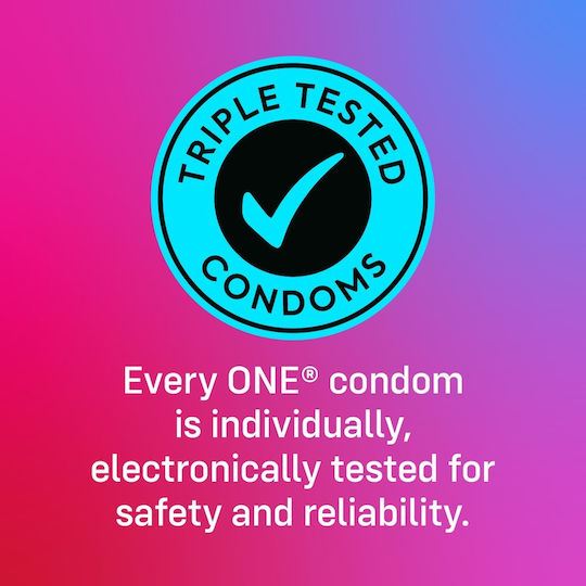 One Condoms 10 pcs 54mm Thin for Natural Feeling Natural Vegan