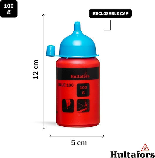 Creion Lichid Albastru Hultafors 100 G Rezistent La Apă Vopsea Intensă Pigment Vizibilă Rezistentă Linii Pentru Uz Interior Și Exterior