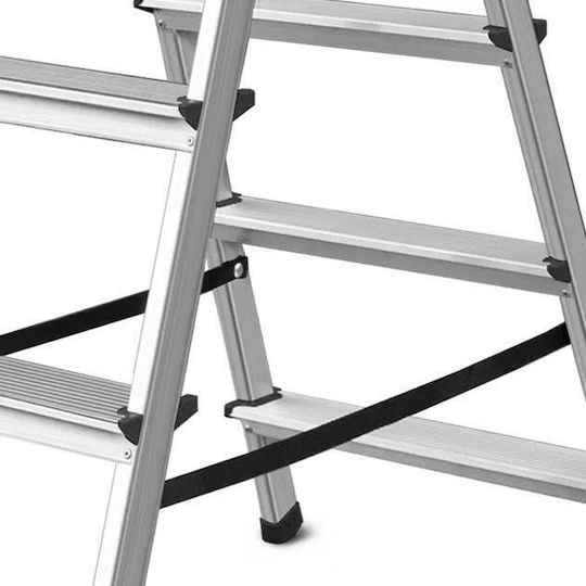 AWTools Scară din aluminiu cu 8 trepte