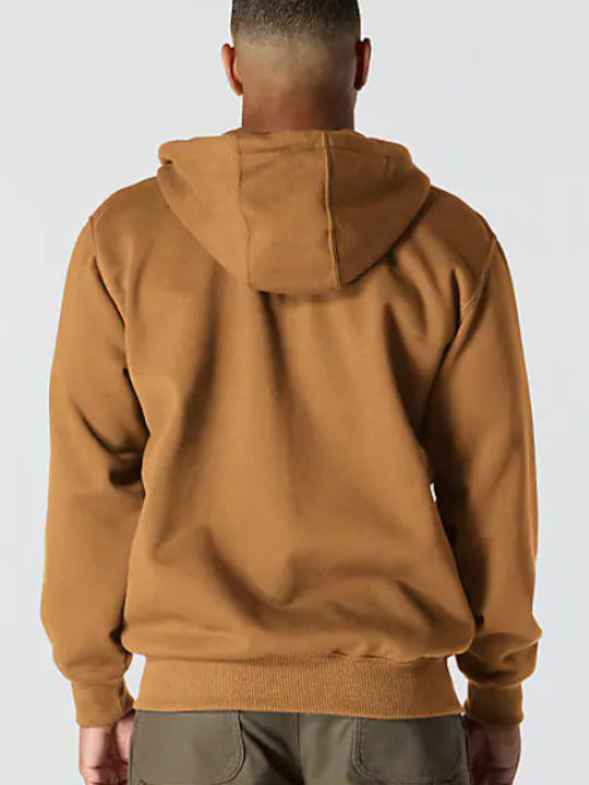 Hooded Cardigan  Brown
