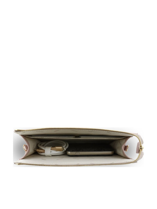 Peony Leather Women's Mobile Phone Pouch Pink