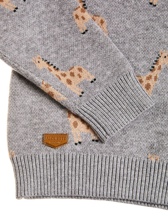 Kids Long-sleeved Grey Sweater