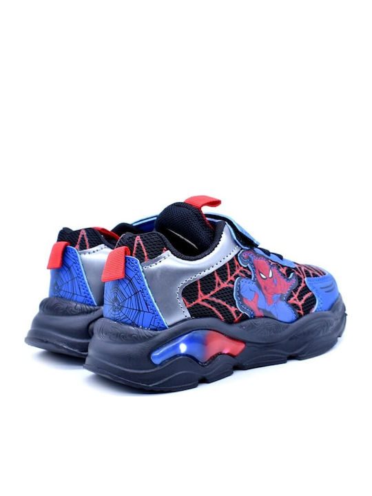 Kinder Sneaker mit Bügel- und Schleifenverschluss & Lichtern Schwarz