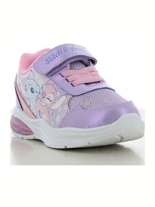 Kinder Sneaker mit Lichtern Flieder