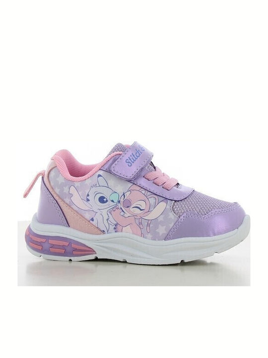 Kinder Sneaker mit Lichtern Flieder