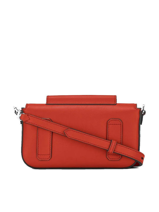 Leather Men's Shoulder / Crossbody Bag Red