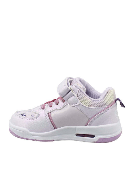 Kids Sneakers High With Lights Lilac