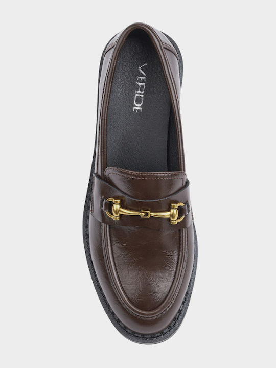 Γυναικεία Loafers σε Καφέ Χρώμα