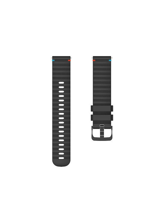 Garmin Vivoactive 5 Silicone Textured Wave Style 20mm Black