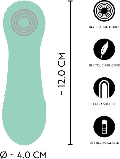 You2Toys Mini Διπλός Δονητής 12cm Πράσινος