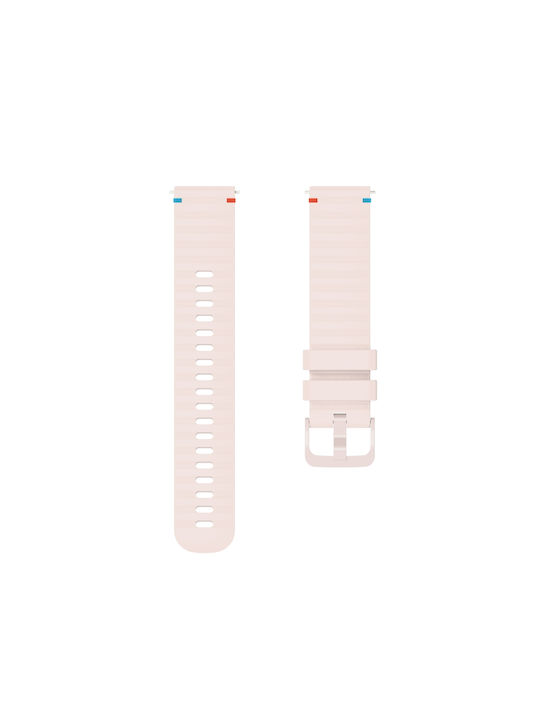 Garmin Vivoactive 5 Silicone Strap Embossed Wave Style 20mm Pink